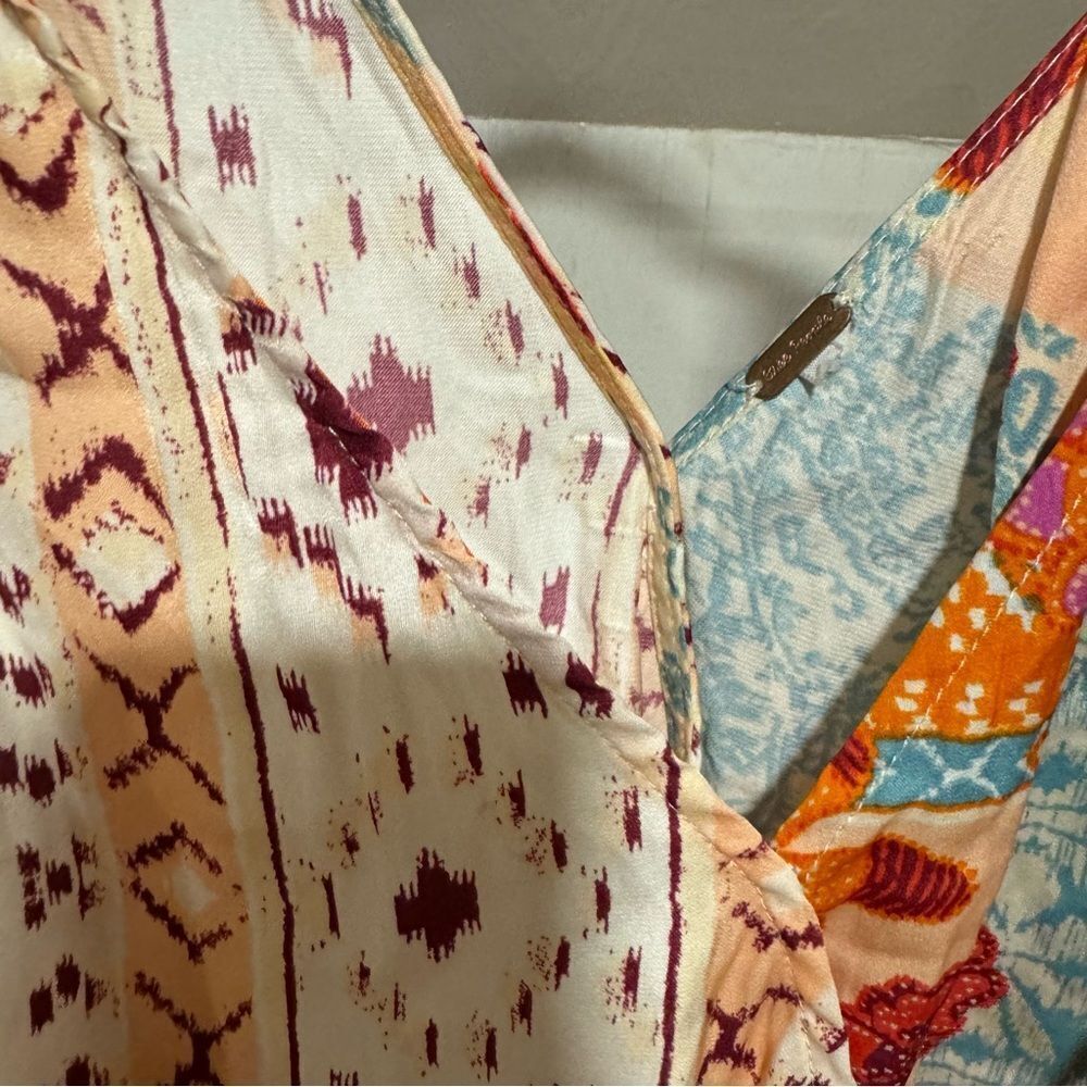 Revolve Free People Multicolor Patchwork Tied to … - image 12